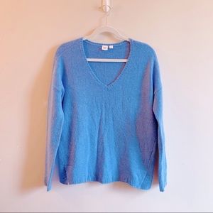 Sky Blue V-Neck Sweater